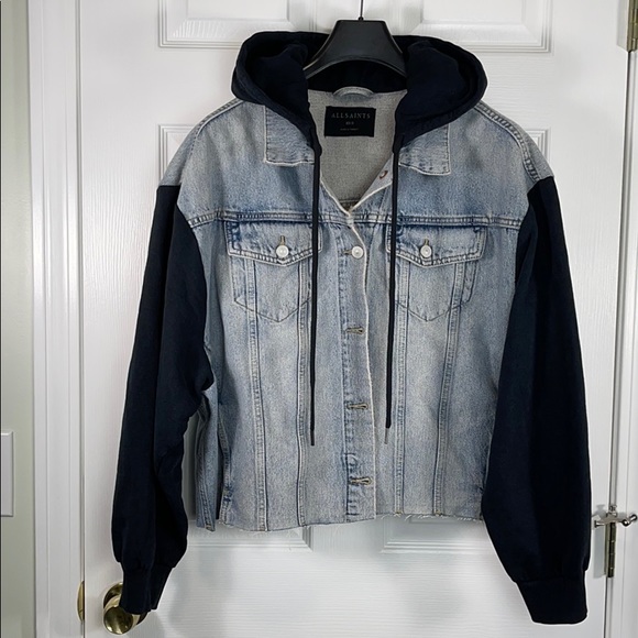 Allsaints Milena Hooded Jacket Factory 